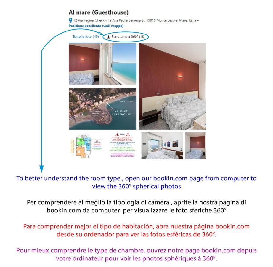 Al Mare Hotel มอนเตรอสโซ อัล มาเร ภายนอก รูปภาพ